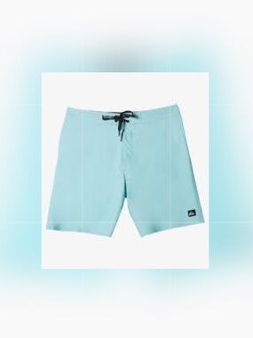 Quicksilver Surfsilk Kaimana Board Shorts 16" NEW Blue Size 32 Surf Shorts Swim